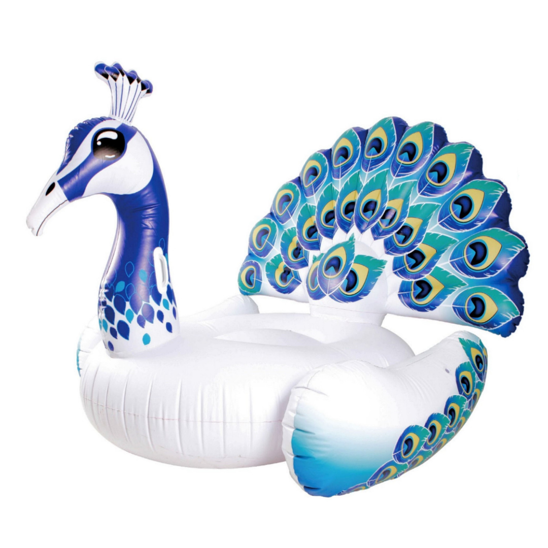 New Giant Peacock Pool Float Inflatable Ride On Luxury Beach Toy Iharttoys 6926262901920 Ebay