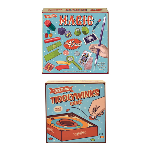 Retro Magic Kit & Tiddlywinks Bundle Set