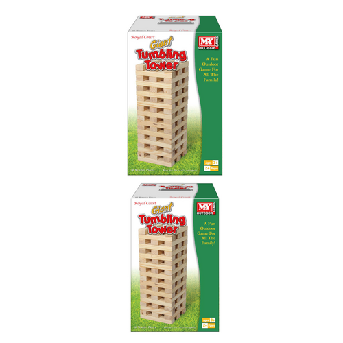 Giant Tumbling Tower x2 Bundle Set